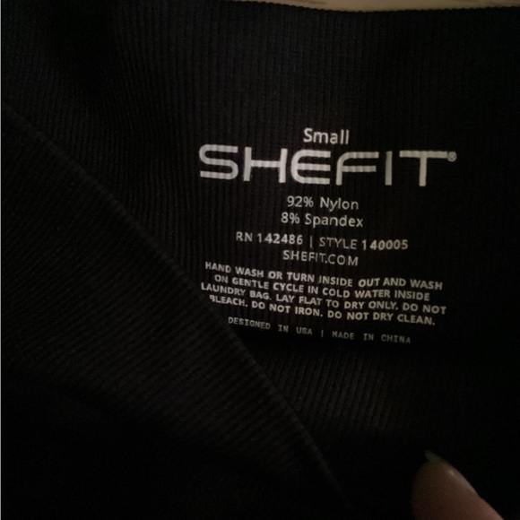 Shefit Seamless Black Leggings Size Small with Laundry Bag NWT - Picture 7 of 14